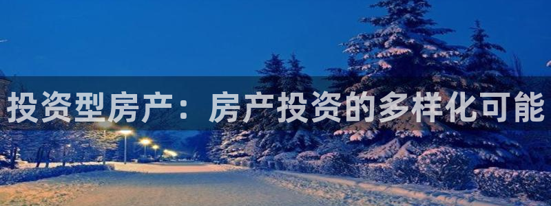 和黄记官网：投资型房产：房产投资的多样化可能