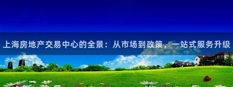 长江和记集团官网：上海房地产交易中心的全景：从市场到政策，一