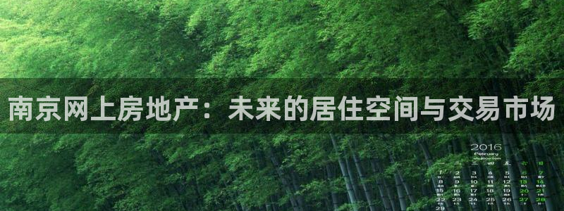 和记卡官网：南京网上房地产：未来的居住空间与交易市场