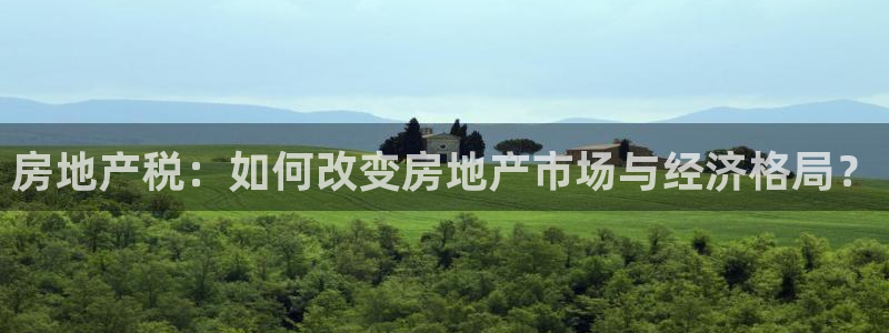 缅甸和记国际官网：房地产税：如何改变房地产市场与经济格局？