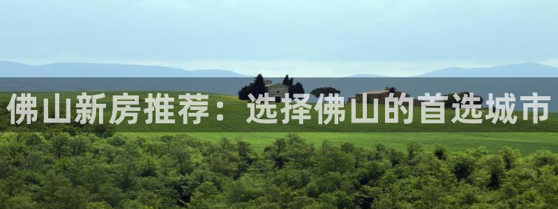 和记万佳国际家居城官网：佛山新房推荐：选择佛山的首选城市