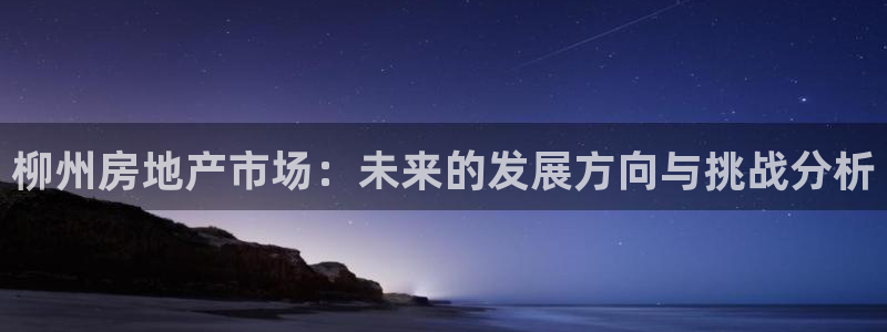 和记旗舰官网：柳州房地产市场：未来的发展方向与挑战分析